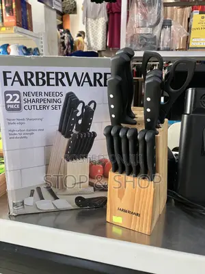 Farberware 22-Piece Knife Set with Kitchen Shears
