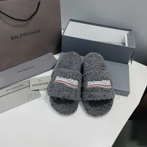 Balenciaga Furry Slides