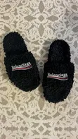Balenciaga Furry Slides - 5