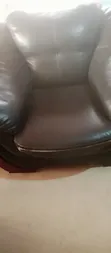 Royal Comfort Leather Sofa Chairs (Set of 2) - 1