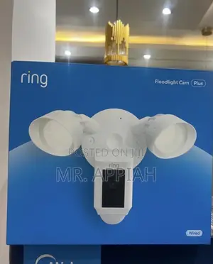 Ring Floodlight Cam Wired Plus - Outdoor Security Camera (White)