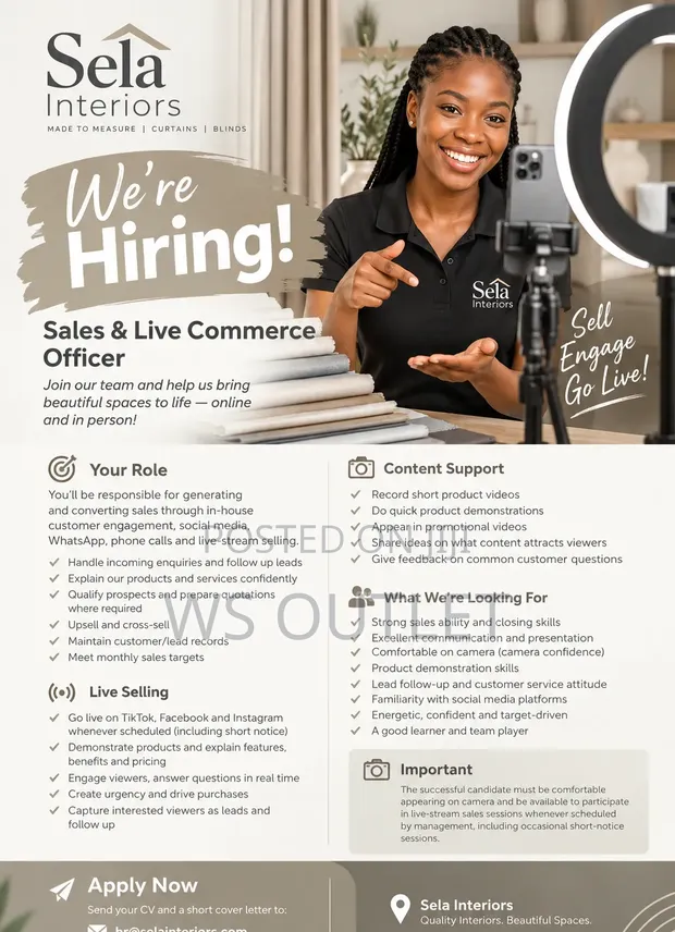 Sales & Live Commerce Officer - West Hills Mall - 1