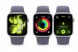 Apple Watch Series 11 42mm Silver Aluminium with Purple Fog Sport Band - 1