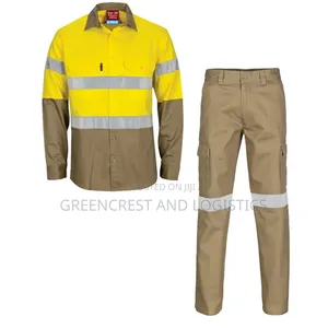 Brown Khaki Mining Workwear Set
