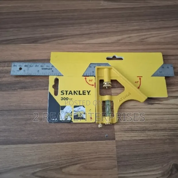Stanley 300mm Combination Square with Spirit Level - 1