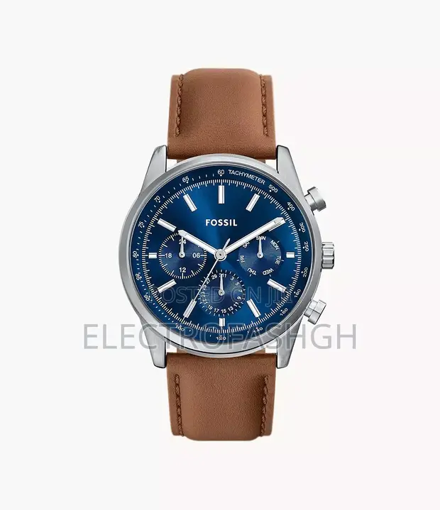 Fossil Sullivan 44mm Multifunction Leather Watch - 1