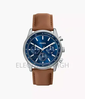 Fossil Sullivan 44mm Multifunction Leather Watch