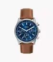 Fossil Sullivan 44mm Multifunction Leather Watch - 1