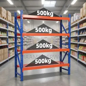 Heavy Duty Metal Shelves - 4 Tier Adjustable