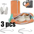 3-Piece Shoe Washing Machine Bag & Drying Hanger Set - 3