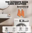 3-Piece Shoe Washing Machine Bag & Drying Hanger Set - 4