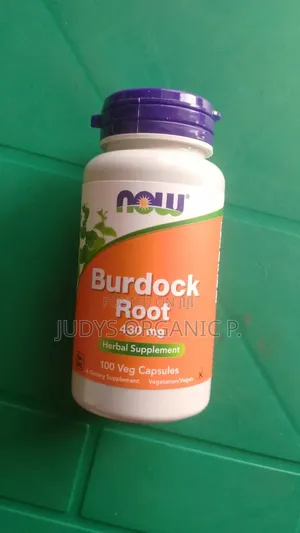 Burdock Root Capsules & Raw Roots