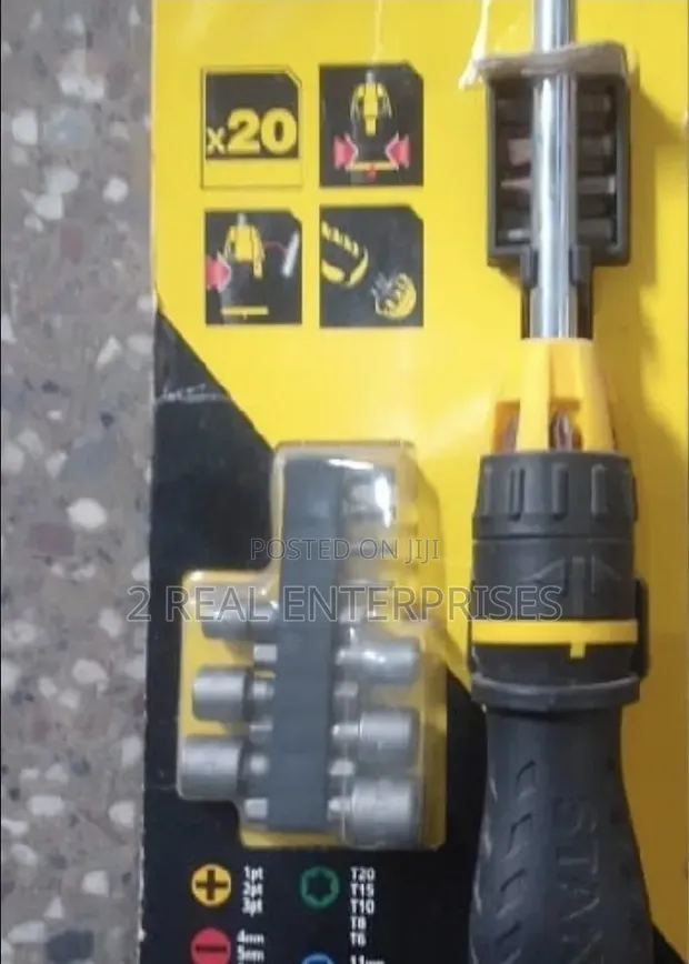 Stanley 20-Piece Ratcheting Multi-Bit Screwdriver & Socket Set - 1