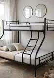 Triple Bunk Bed - Black - 2