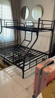 Triple Bunk Bed - Black - 3