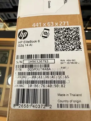 New HP EliteBook 6 G2Q AI PC Notebook 32GB RAM, Qualcomm Snapdragon X Elite