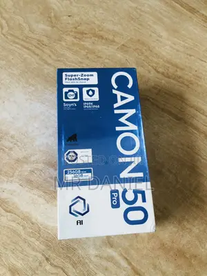 New Tecno Camon 50 Pro 256GB Black