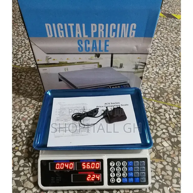 40kg Commercial Digital Pricing Scale - 1