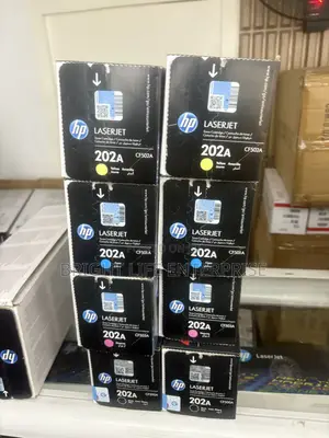 HP 202A Toner Cartridge Set (Black, Cyan, Yellow, Magenta)