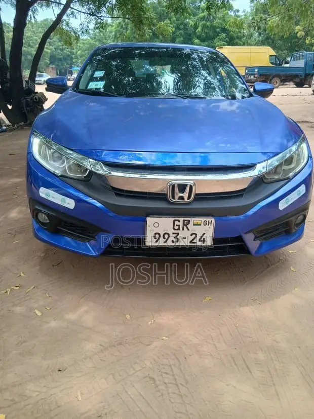Honda Civic EX Sedan 2018 Blue - 1