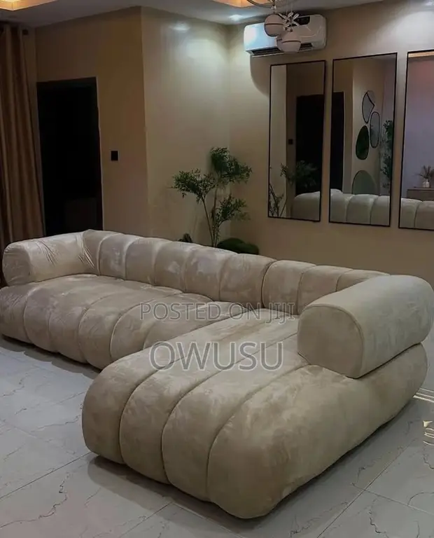 Luxury L-Shape Sofa - Brand New - 1