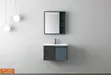 Bathroom Cabinet with LED Mirror and Basin - 4