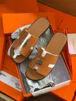 Hermes Braided Leather Slippers - 2