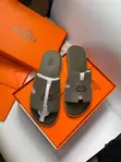 Hermes Braided Leather Slippers - 3