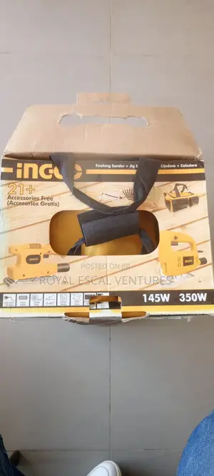 INGCO Finishing Sander + Jig Saw Combo Kit