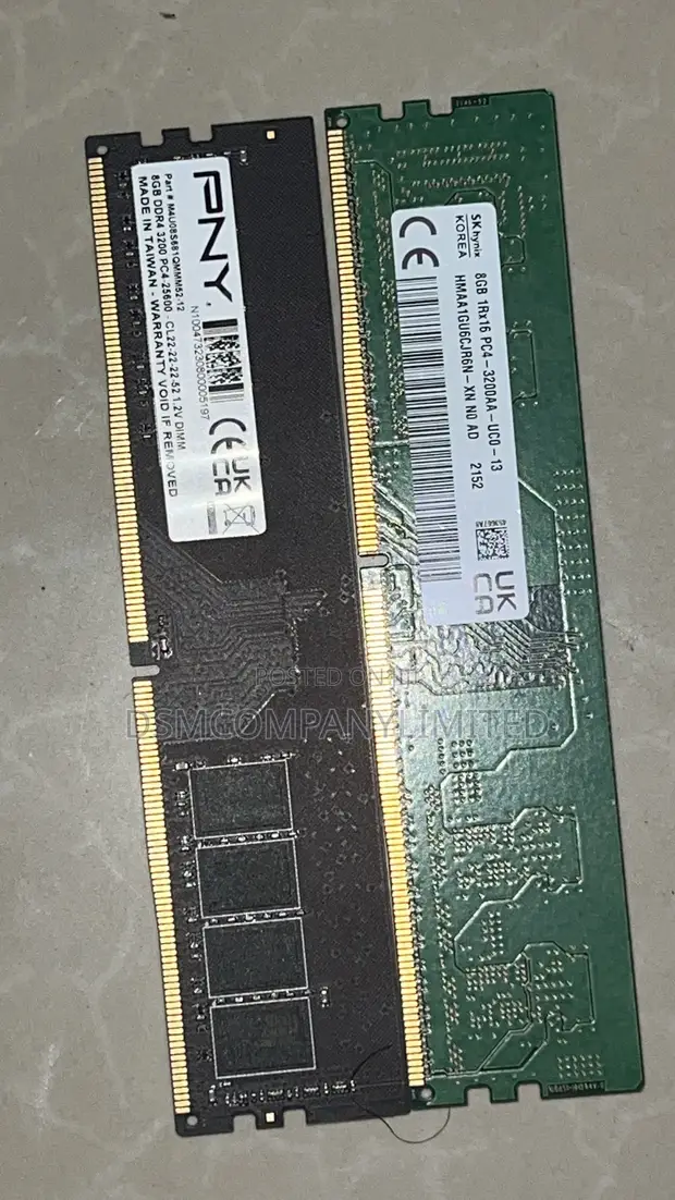 SK Hynix 8GB DDR4 3200MHz Desktop Memory - 1
