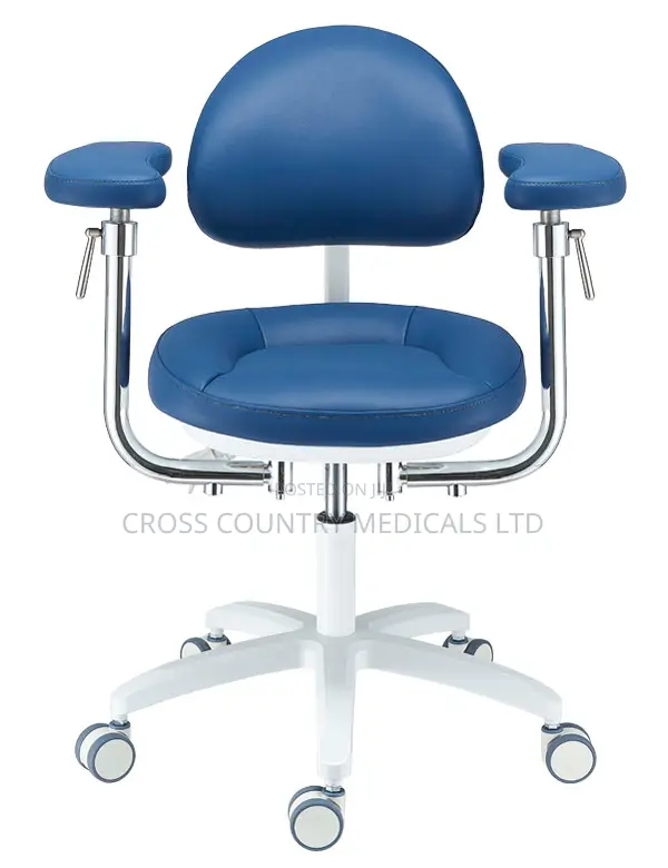 Ergonomic Dental Stool with Double Armrests - 1