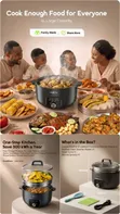 Oraimo MultiPot S1 Lite 6L Electric Cooking Pot with Steamer - 1