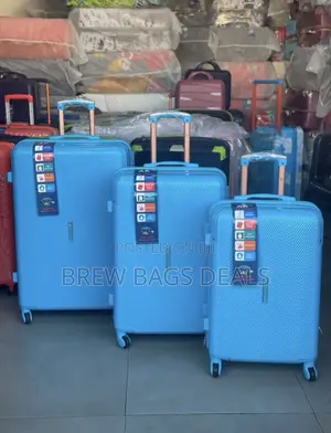 Premium Quality AK 3-Set Silicon Anti-Crack Luggage
