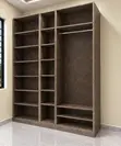 3-in-1 Wardrobe with Shoe Rack - 3