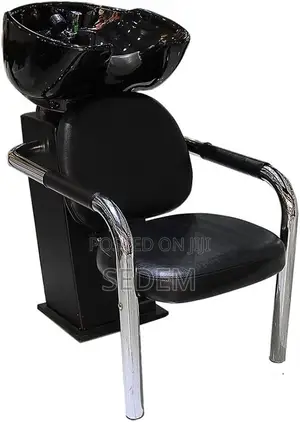 Salon Hair Washer - Black Ceramic Backwash Unit