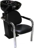 Salon Hair Washer - Black Ceramic Backwash Unit - 1