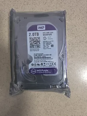 2TB WD Purple Surveillance HDD for CCTV & Desktop