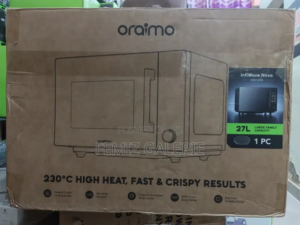 Oraimo InfiWave Nova 3-in-1 Microwave, Air Fryer & Oven (27L) - 1