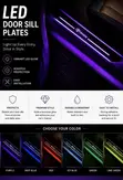 Wireless LED Welcome Pedal Lights (Door Sill Scuff Plates) - 3