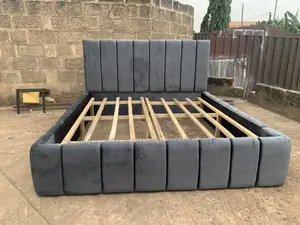 Woodland Modern Grey Queen Size Bed Frame