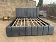 Woodland Modern Grey Queen Size Bed Frame - 1