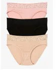 3-Pack JOYSPUN Women's Maternity Under-the-Belly Panties - 2