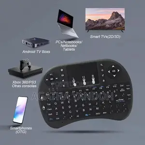 Wireless Mini Keyboard with Touchpad & Media Controls