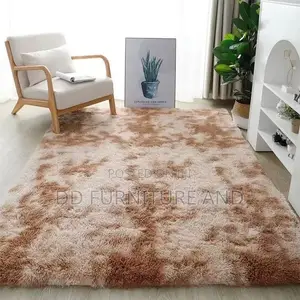 Soft Fluffy Tie-Dye Shaggy Plush Rug