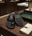 Stefano Ricci Black Leather Slippers - 2