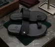 Stefano Ricci Black Leather Slippers - 3