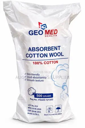 Absorbent Cotton Wool - 500g Pack