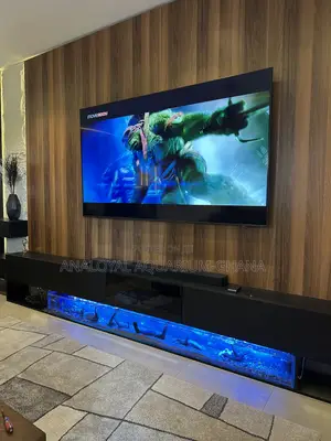 TV Stand Aquarium with 20 Fish
