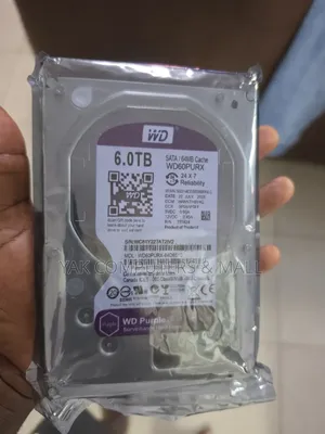 6TB WD Purple Surveillance Hard Drive for CCTV & Desktop