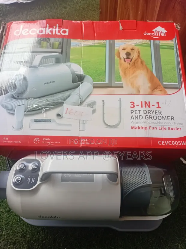Decakila 3-in-1 Pet Groomer, Dryer & Vacuum - 1